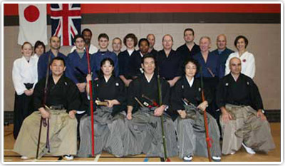 With a main member of the British jujutsu society.